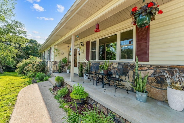 19326 Boat Dock Rd W, Omaha, AR 72662 - view of porch