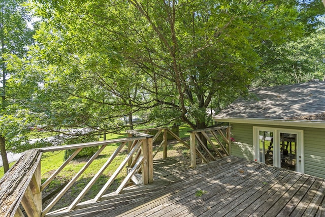 5527 S Honeysuckle Ln, Battlefield, MO 65619 - view of deck