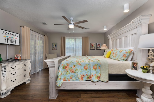 344 Wimbledon Dr Unit 7, Branson, MO 65616 - bedroom with dark wood-style flooring and a ceiling fan