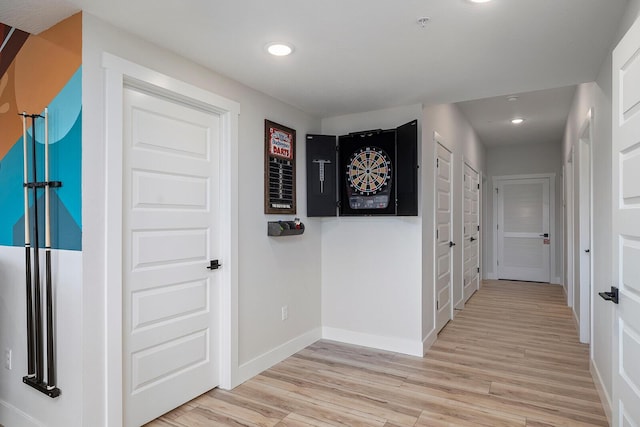 224 David Shawn Dr, Branson, MO 65616 - corridor with light wood-style flooring, recessed lighting, and baseboards