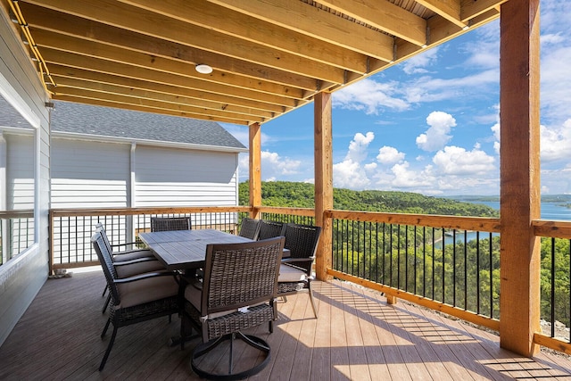 224 David Shawn Dr, Branson, MO 65616 - deck featuring outdoor dining area