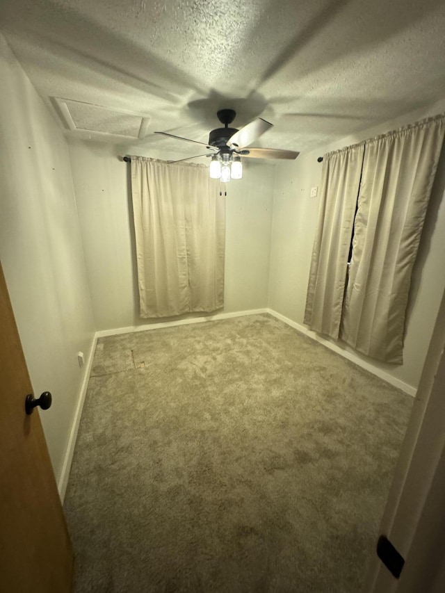 83 Dawn Cir, Galena, MO 65656 - carpeted empty room with a textured ceiling and ceiling fan
