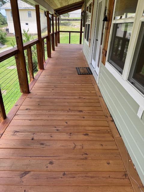 83 Dawn Cir, Galena, MO 65656 - view of wooden deck