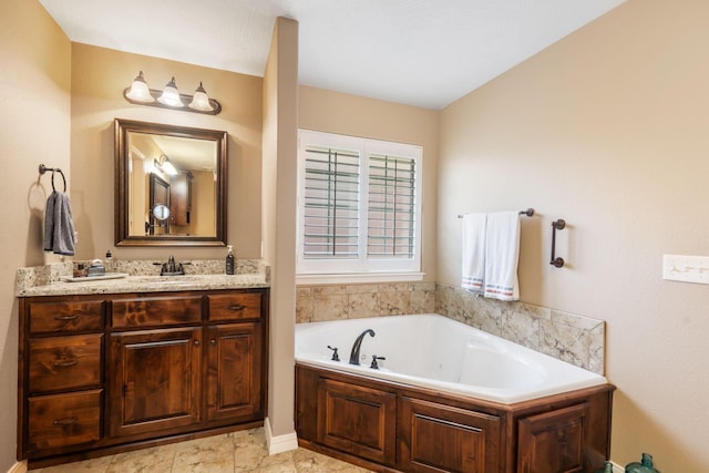 1002 S Joshua Ave, Republic, MO 65738 - full bathroom with vanity and a garden tub