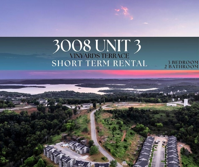 3008 N Vineyards Ter Unit 3, Branson, MO 65616 - bird's eye view of a large body of water