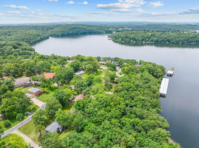 25630 Foxwood Cir, Shell Knob, MO 65747 - aerial view of a heavily wooded area and a large body of water