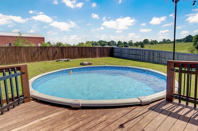 803 W Ridgecrest St, Ozark, MO 65721 - view of pool with a wooden deck