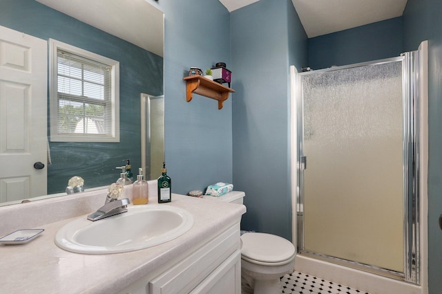 803 W Ridgecrest St, Ozark, MO 65721 - full bath with a shower stall, toilet, and vanity