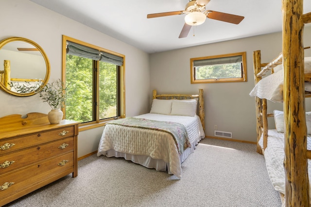 26517 Farm Rd Unit 1212, Eagle Rock, MO 65641 - bedroom with light carpet, baseboards, and a ceiling fan