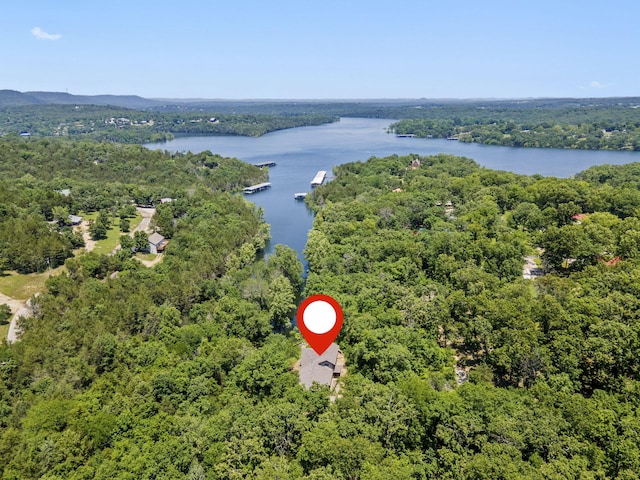 26517 Farm Rd Unit 1212, Eagle Rock, MO 65641 - drone / aerial view of a large body of water and a heavily wooded area