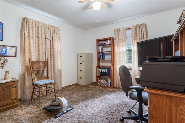 1900 State Highway 76, Anderson, MO 64831 - carpeted office featuring ceiling fan