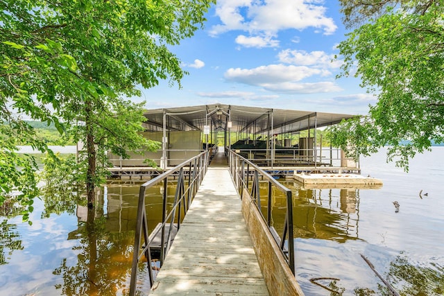 159 Oak Tree Point Ln, Shell Knob, MO 65747 - dock area featuring a water view