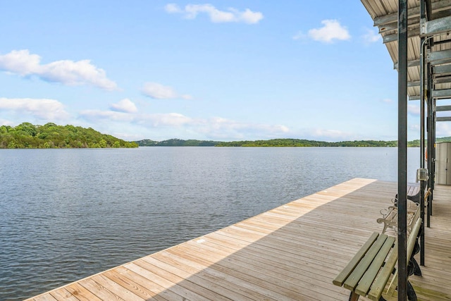 159 Oak Tree Point Ln, Shell Knob, MO 65747 - dock area featuring a water view