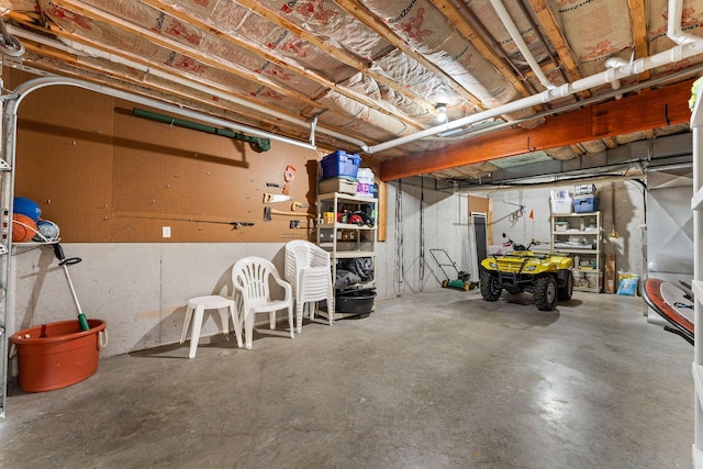 159 Oak Tree Point Ln, Shell Knob, MO 65747 - view of unfinished basement