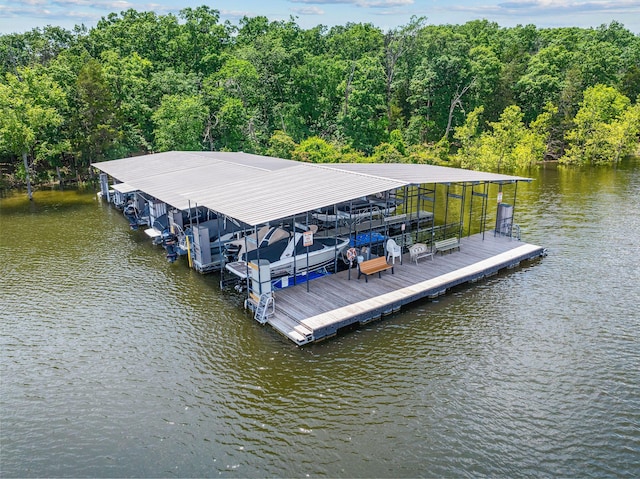 159 Oak Tree Point Ln, Shell Knob, MO 65747 - dock area featuring a water view