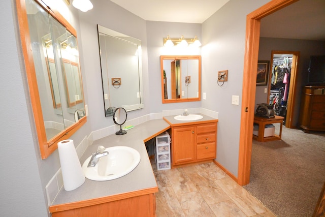 22920 Feaster Branch Rd, Warsaw, MO 65355 - full bathroom featuring vanity and a spacious closet