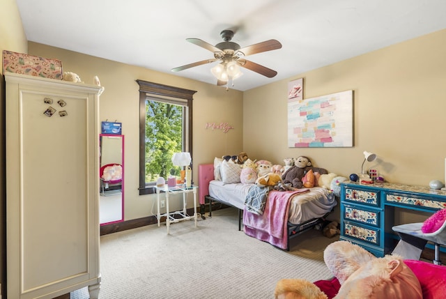 1029 Riverview Rd, Clever, MO 65631 - carpeted bedroom with a ceiling fan