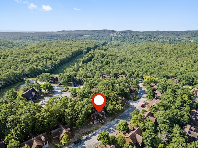 76 Bells Ave Unit 98, Branson West, MO 65737 - aerial view of property and surrounding area with a forest