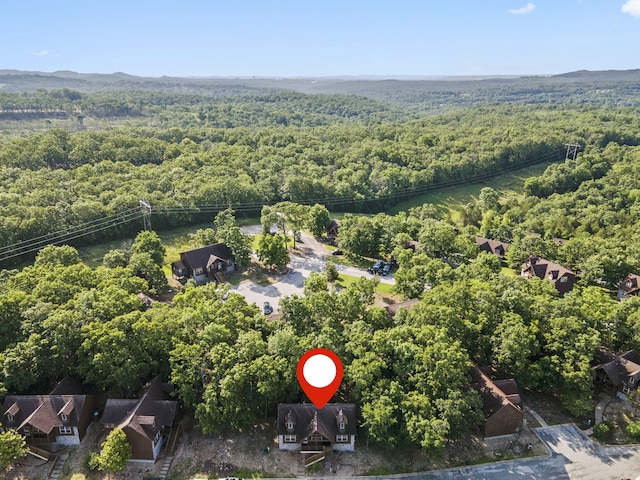 76 Bells Ave Unit 98, Branson West, MO 65737 - aerial view of a heavily wooded area