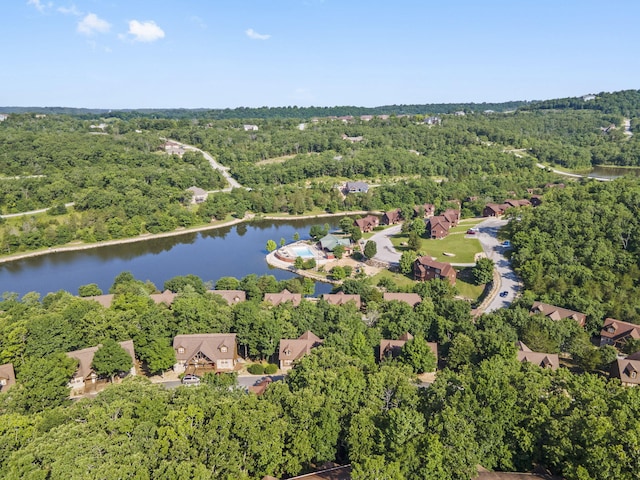76 Bells Ave Unit 98, Branson West, MO 65737 - aerial view of property and surrounding area with a nearby body of water