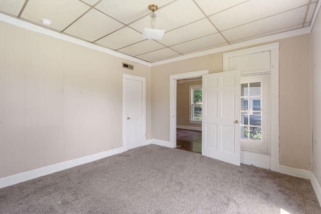 1123 W Hovey St, Springfield, MO 65802 - carpeted empty room featuring baseboards and a smoke detector