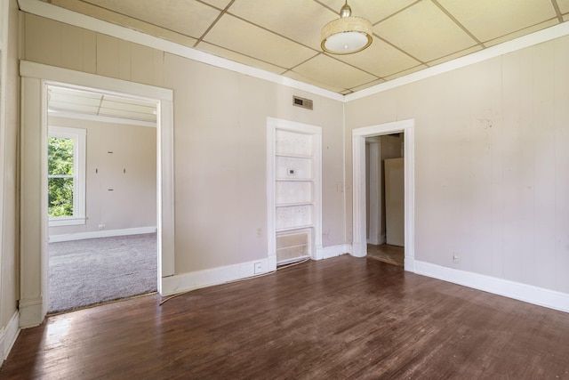 1123 W Hovey St, Springfield, MO 65802 - spare room featuring baseboards and wood finished floors