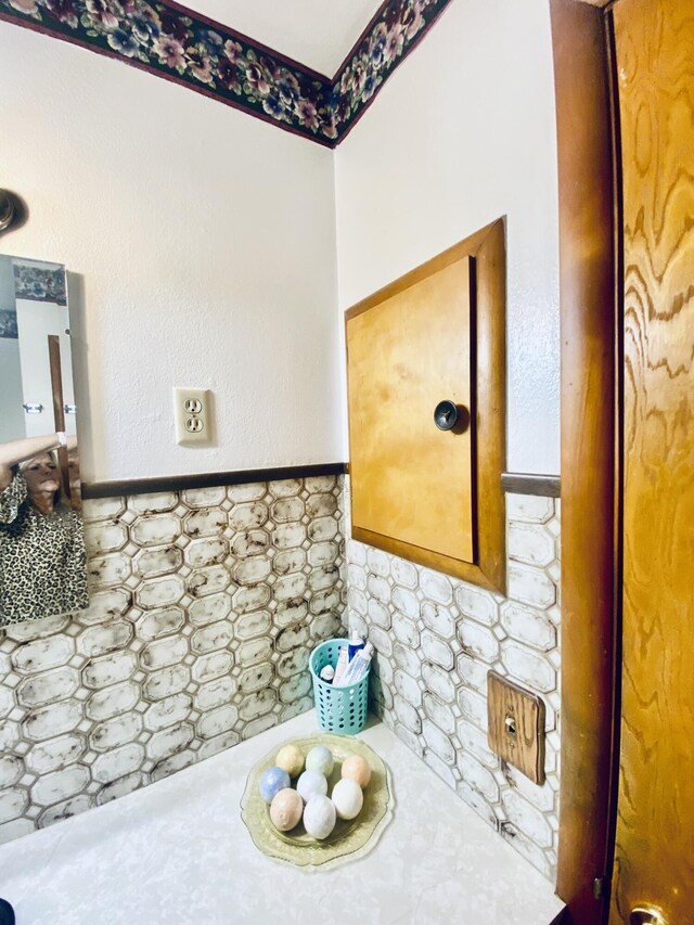 513 Meng St, Greenfield, MO 65661 - bathroom with wainscoting