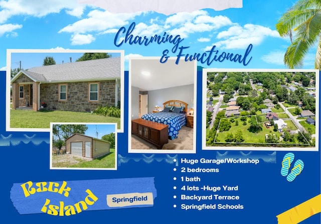 1911 N Rock Island Ave, Springfield, MO 65803 - view of a document with a collage of images