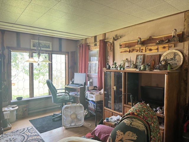 12 Willhoit Ln, Theodosia, MO 65761 - living room featuring plenty of natural light, a desk, and wood finished floors