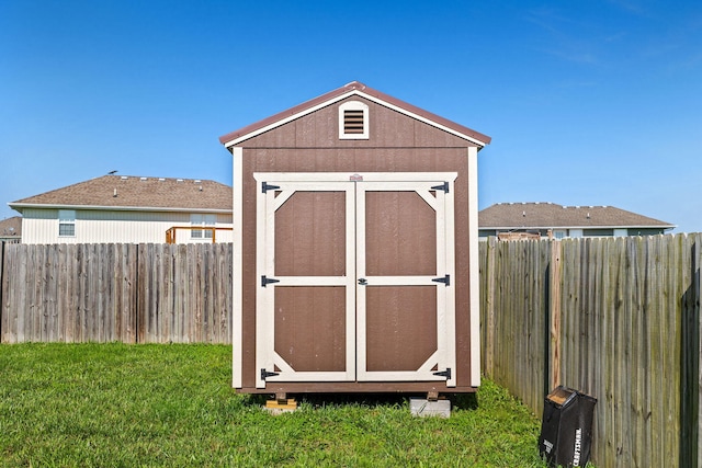 208 Dixie Ave, Clever, MO 65631 - view of shed featuring a fenced backyard