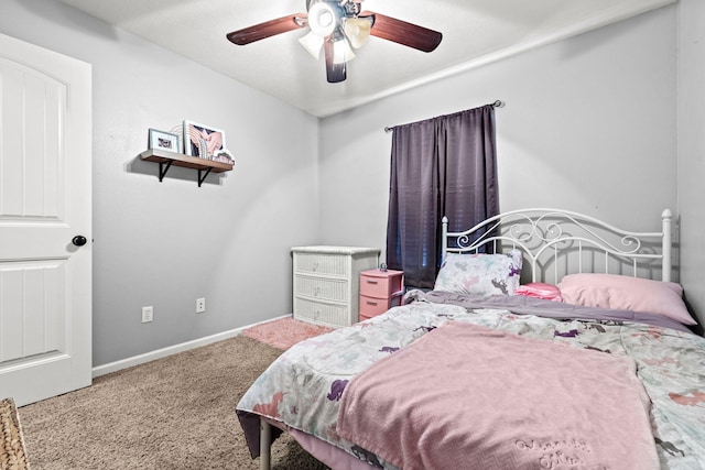 208 Dixie Ave, Clever, MO 65631 - carpeted bedroom with baseboards and a ceiling fan