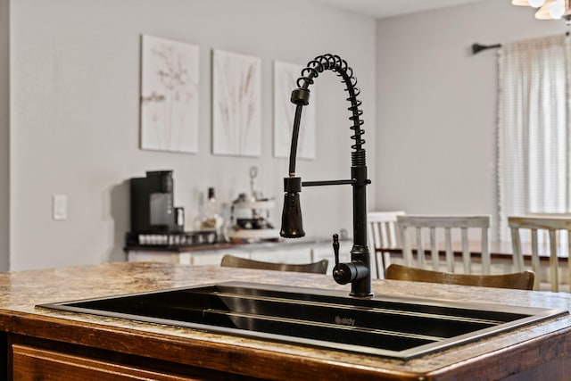 208 Dixie Ave, Clever, MO 65631 - kitchen featuring dark brown cabinetry