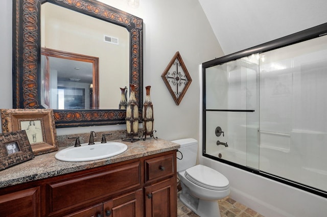 7607 N Angler Ln, Strafford, MO 65757 - bathroom with vanity and enclosed tub / shower combo