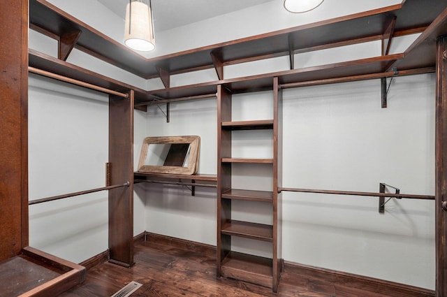 7607 N Angler Ln, Strafford, MO 65757 - spacious closet featuring dark wood-type flooring