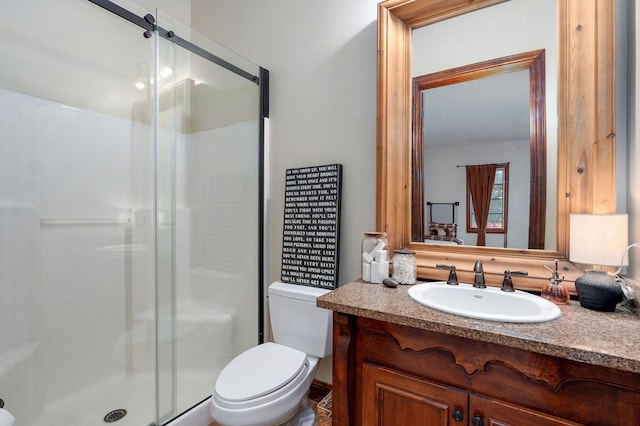 7607 N Angler Ln, Strafford, MO 65757 - bathroom with a shower stall and vanity
