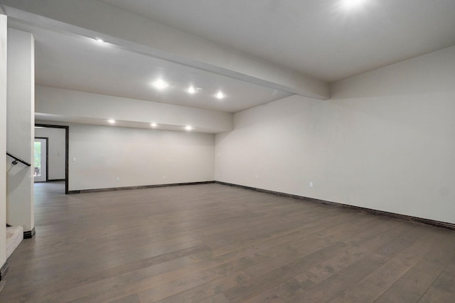 7607 N Angler Ln, Strafford, MO 65757 - empty room featuring wood finished floors and stairs