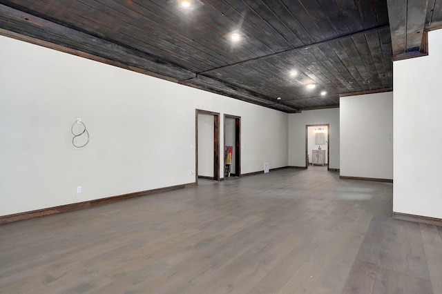 7607 N Angler Ln, Strafford, MO 65757 - spare room with baseboards and wood finished floors