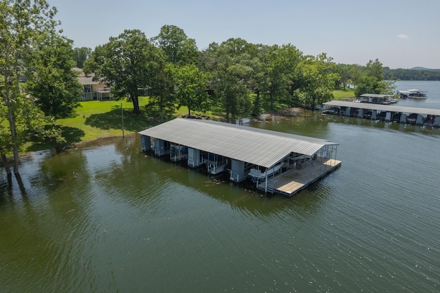 26307 Twin Rivers Dr, Shell Knob, MO 65747 - dock featuring a water view and boat lift