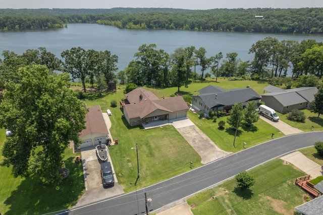 26307 Twin Rivers Dr, Shell Knob, MO 65747 - drone / aerial view of a nearby body of water