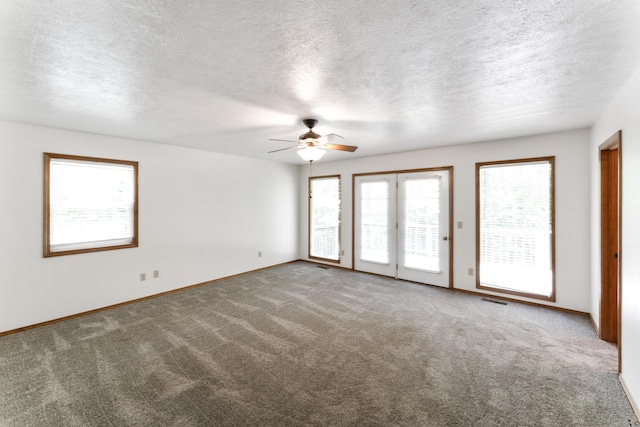 29474 Farm Rd Unit 1260, Golden, MO 65658 - carpeted spare room featuring ceiling fan and a textured ceiling