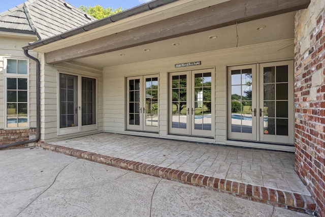 4156 E Division St, Springfield, MO 65802 - view of patio / terrace featuring french doors