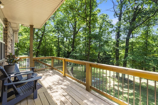 2504 W Fox Fire Ct, Nixa, MO 65714 - view of wooden deck