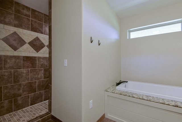 18054 State Highway 39, Aurora, MO 65605 - full bath featuring a bath and tiled shower