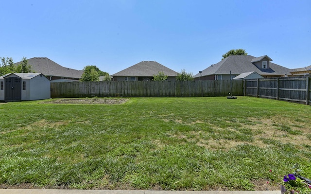 105 Deer Run, Willard, MO 65781 - fenced backyard with a storage shed