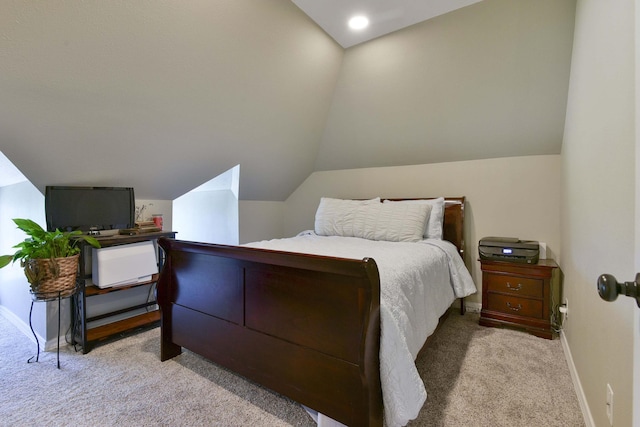 105 Deer Run, Willard, MO 65781 - carpeted bedroom featuring vaulted ceiling and baseboards
