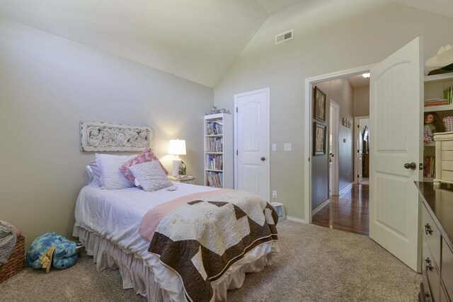 105 Deer Run, Willard, MO 65781 - carpeted bedroom featuring high vaulted ceiling and baseboards