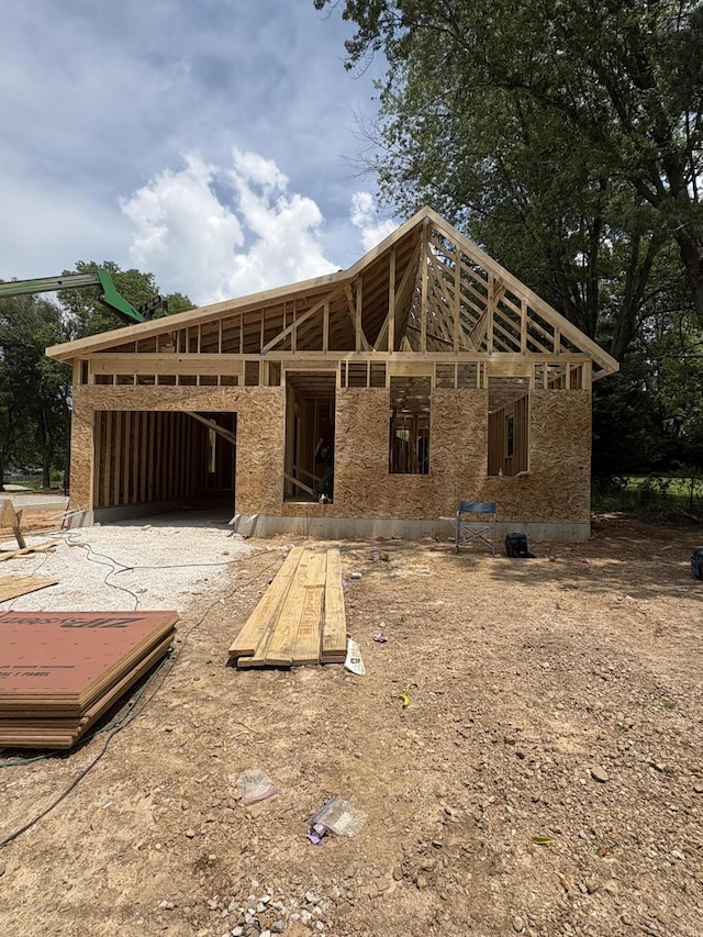 386 S Ave, Sparta, MO 65753 - unfinished property with an attached garage