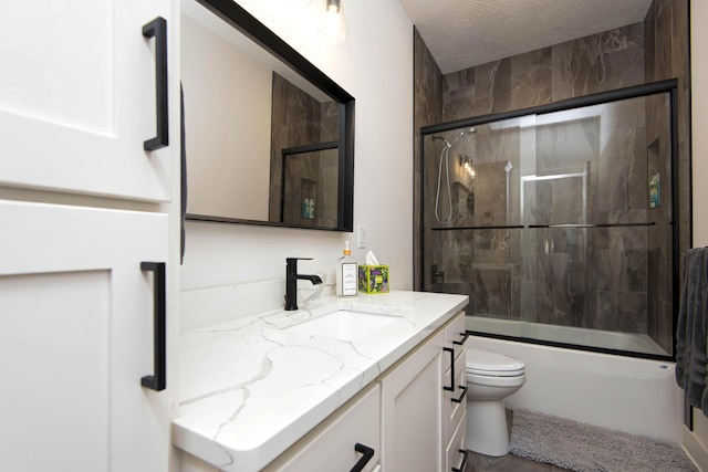 3733 E Hutcheson Ave, Springfield, MO 65802 - bathroom featuring vanity and bath / shower combo with glass door