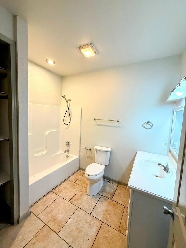 48 Galatians Ln, Reeds Spring, MO 65737 - bathroom with vanity, shower / washtub combination, and tile patterned floors