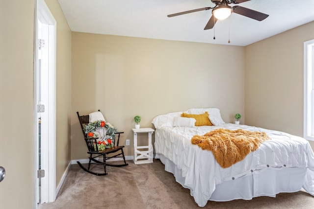 3936 S 77th Rd, Dunnegan, MO 65640 - bedroom featuring carpet floors and a ceiling fan